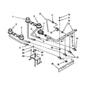 Whirlpool SS385PEBH1 manifold and burner diagram