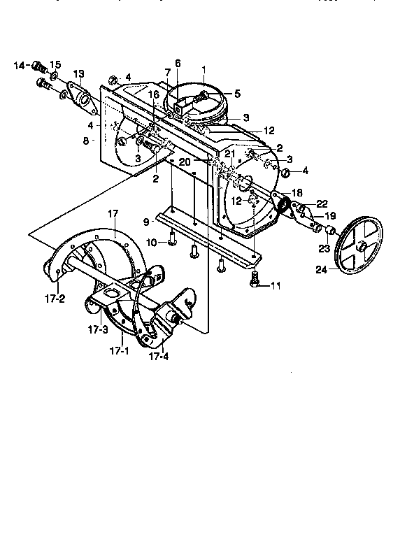 Craftsman 536883211 auger housing diagram