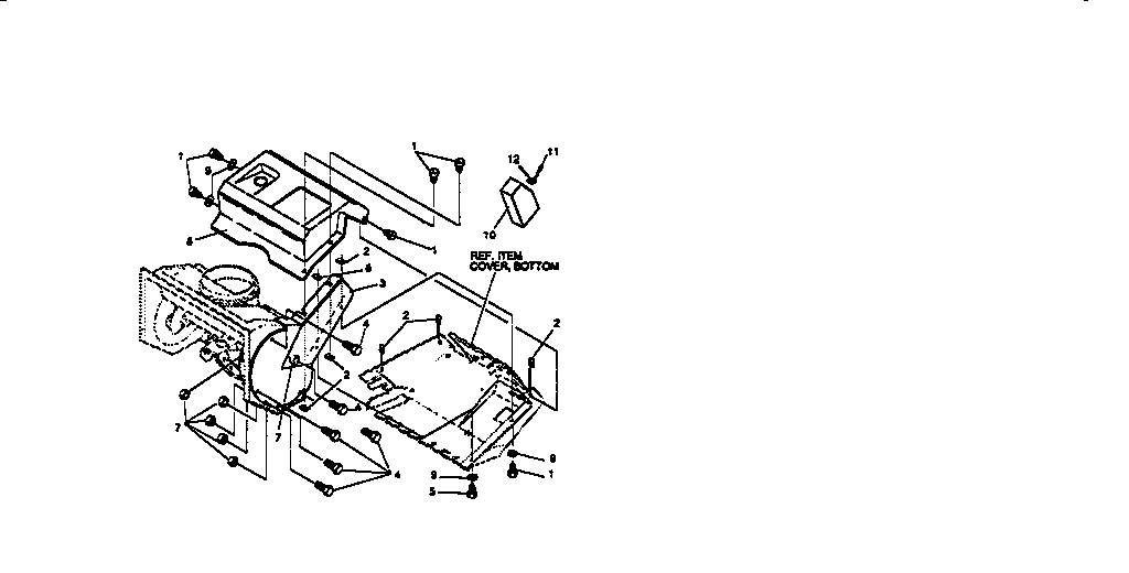 Craftsman 536883211 belt cover diagram