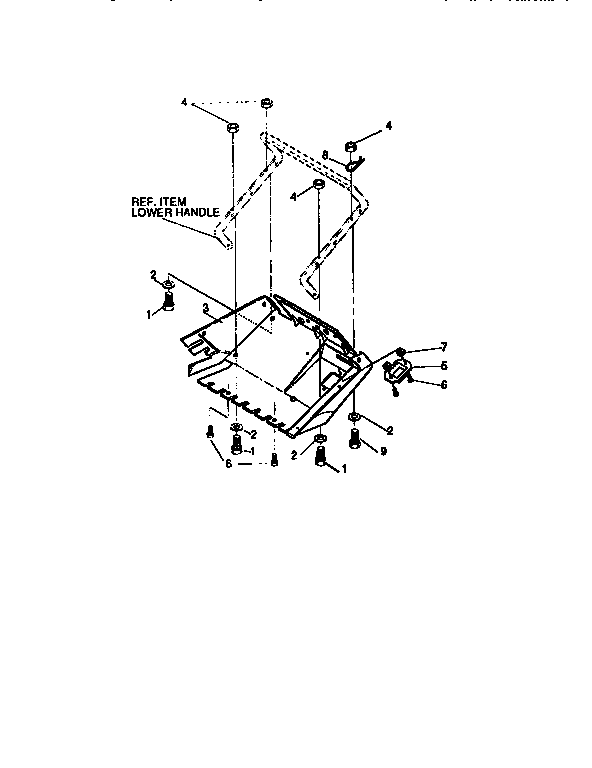Craftsman 536883211 bottom cover diagram