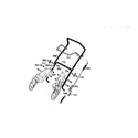Craftsman 536884681 handle assembly diagram