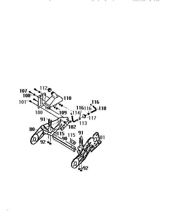 Craftsman 536884581 frame assembly diagram