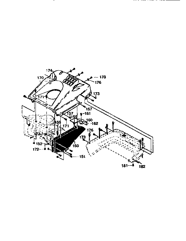 Craftsman 536884581 belt cover assembly diagram