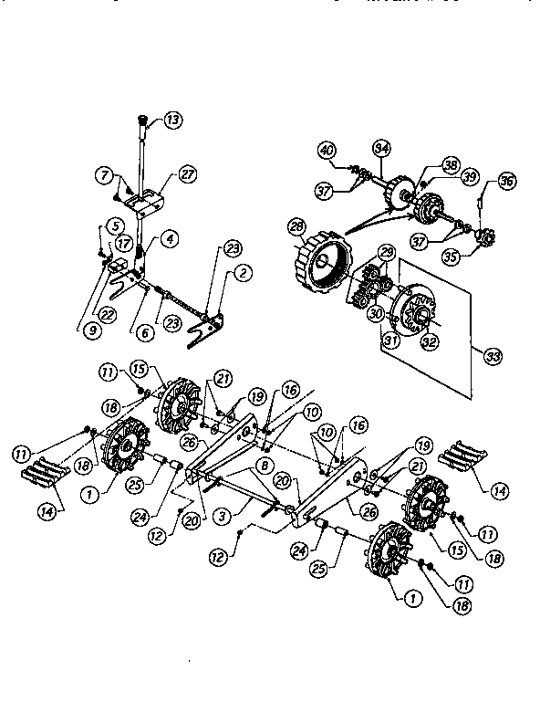 Craftsman 247885690 wheel assembly diagram