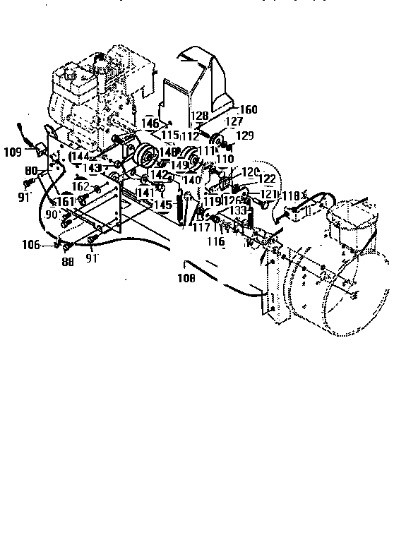 Craftsman 536886350 frame assembly diagram