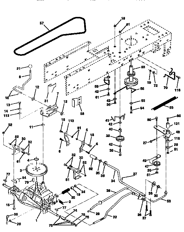 Craftsman 917256811 drive diagram