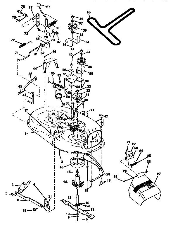 Craftsman 917256811 mower diagram