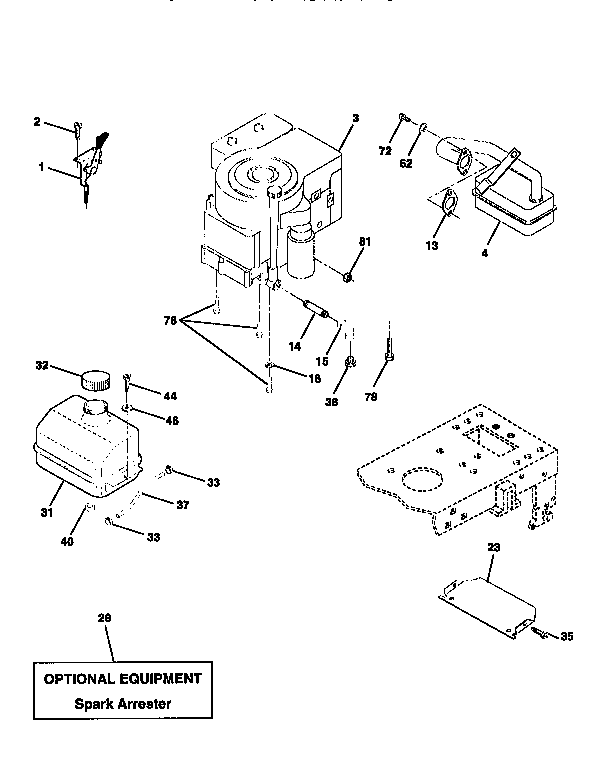 Craftsman 917258500 engine diagram
