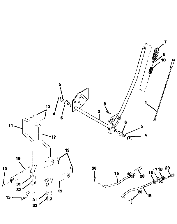 Craftsman 917258500 lift diagram