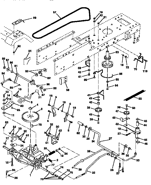 Craftsman 917259280 drive diagram