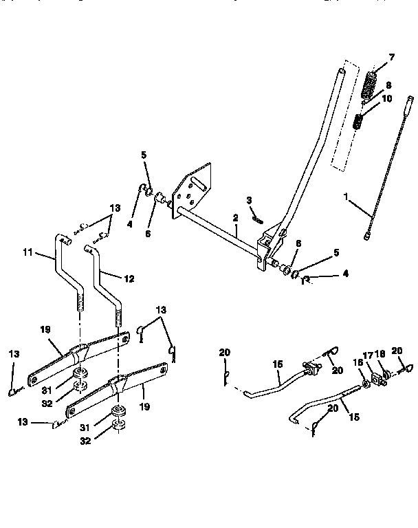 Craftsman 917259280 lift diagram