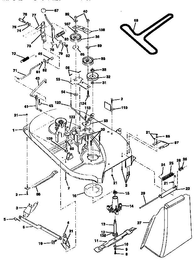 Craftsman 917259280 mower diagram