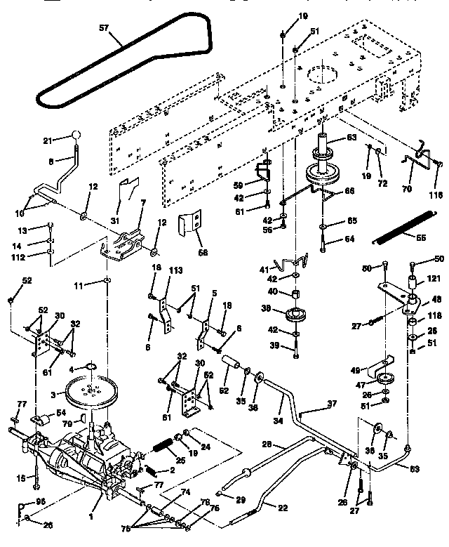 Craftsman 917259290 drive diagram
