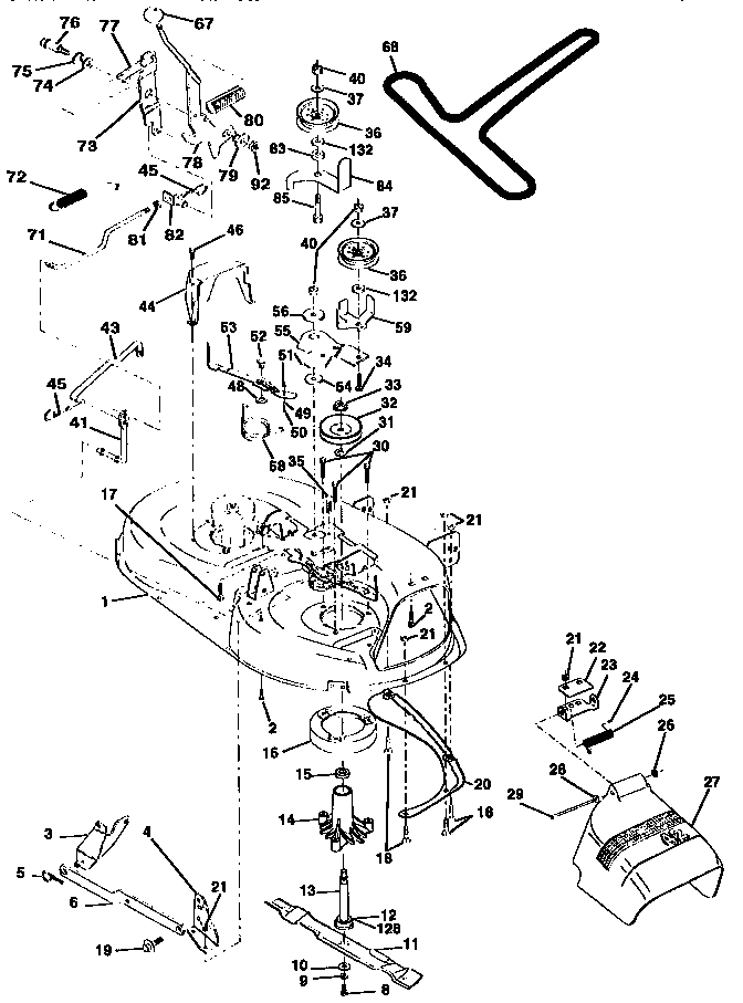 Craftsman 917259290 mower diagram