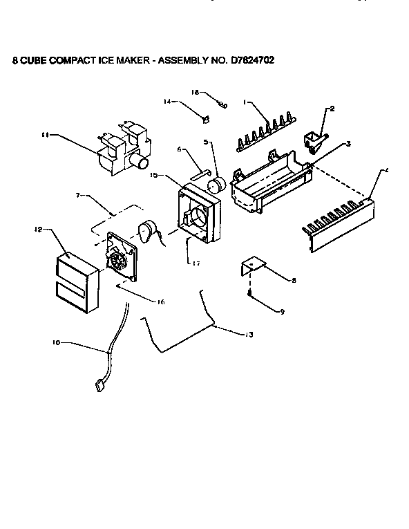 Amana SSD25SL-P119042WL ice maker diagram