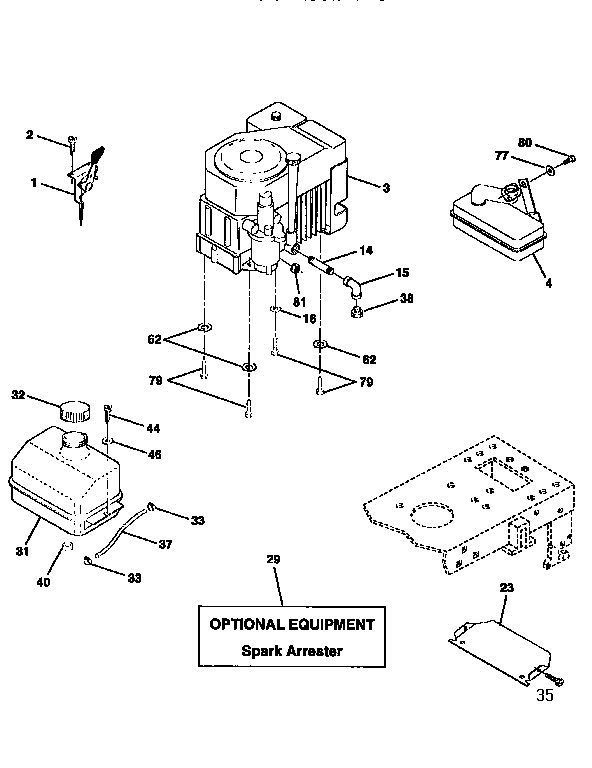 Craftsman 917258540 engine diagram