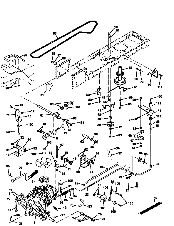 Craftsman 917258530 drive diagram