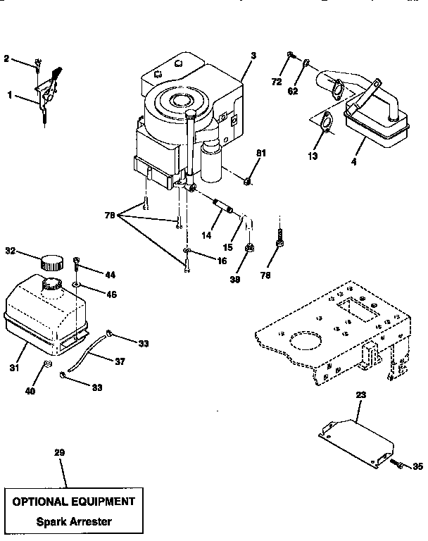 Craftsman 917258530 engine diagram