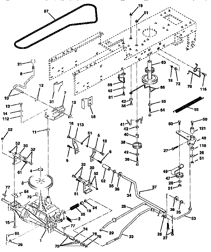 Craftsman 917258510 drive diagram
