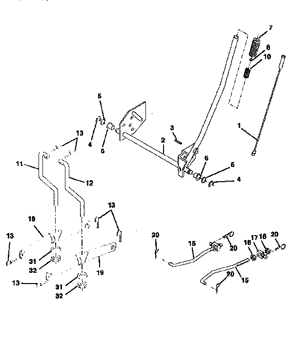 Craftsman 917258510 lift diagram