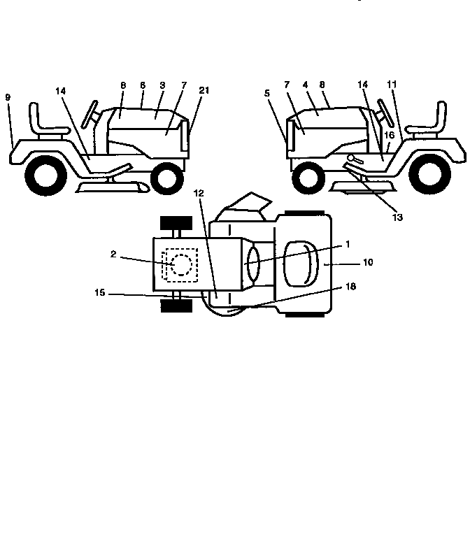 Craftsman 917258450 decals diagram