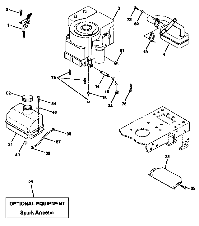 Craftsman 917258450 engine diagram