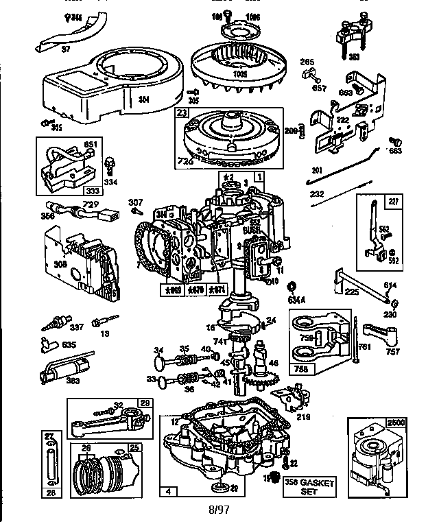 Craftsman 917259280 replacement parts diagram