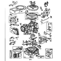 Briggs & Stratton 289707-0186-01 replacement parts diagram
