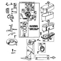 Briggs & Stratton 289707-0186-01 carburetor and air cleaner assembly diagram