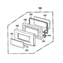 Kenmore 72166291690 door diagram
