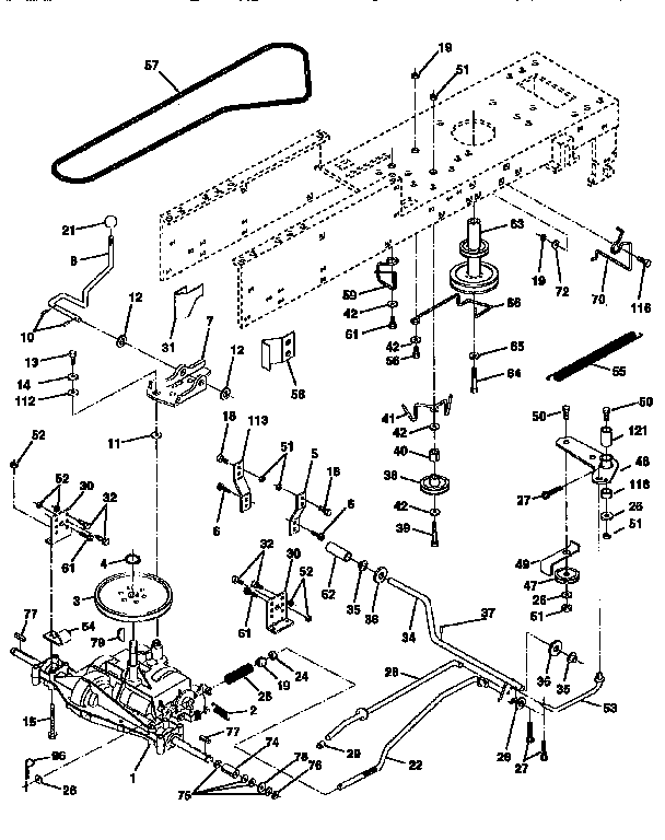Craftsman 917259360 drive diagram