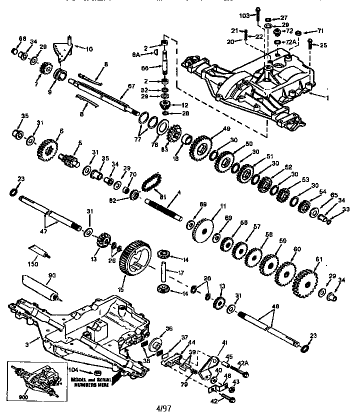 Craftsman 917259360 transaxle diagram