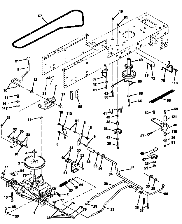 Craftsman 917259350 drive diagram