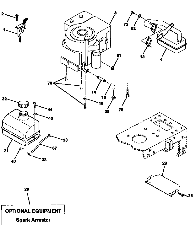 Craftsman 917259350 engine diagram