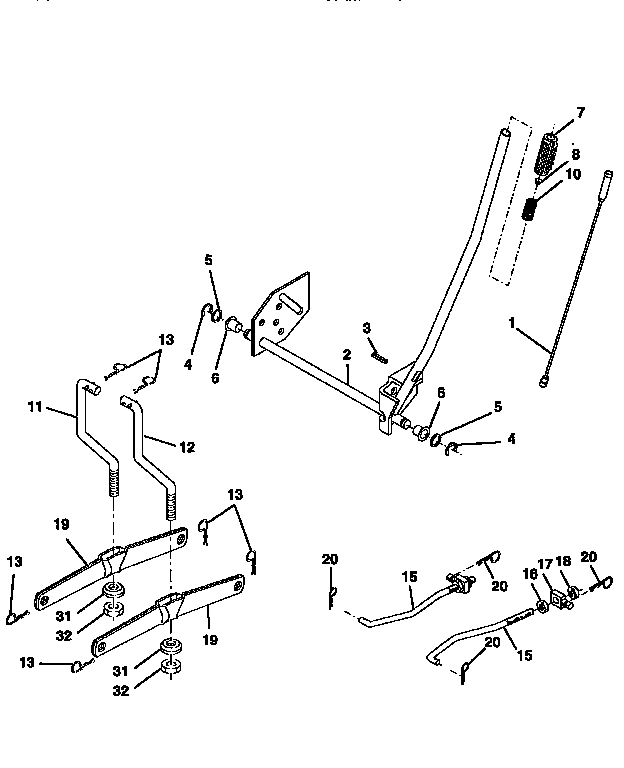 Craftsman 917259350 lift diagram