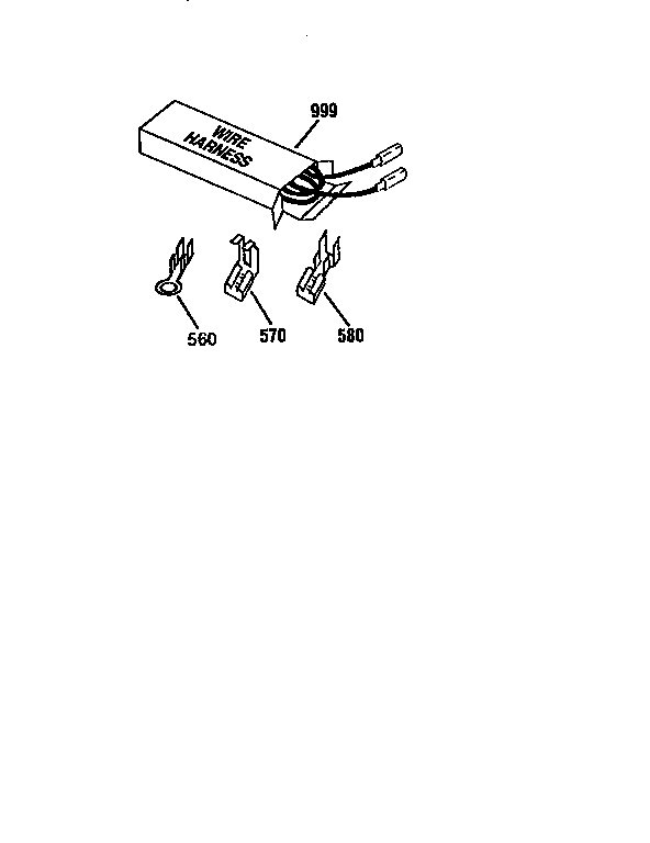 Kenmore 91140469690 wire harnesses and components diagram