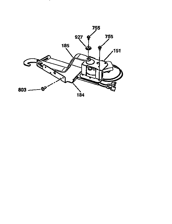 Kenmore 91140469690 door lock diagram
