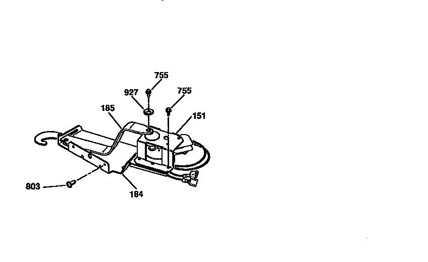 Kenmore 91130469690 door lock diagram