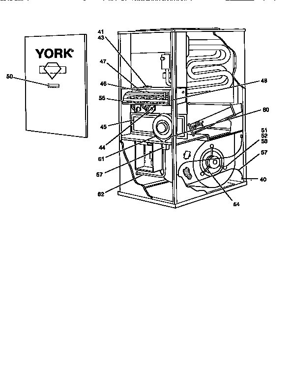 York P3URD20N11201 burner orifice diagram