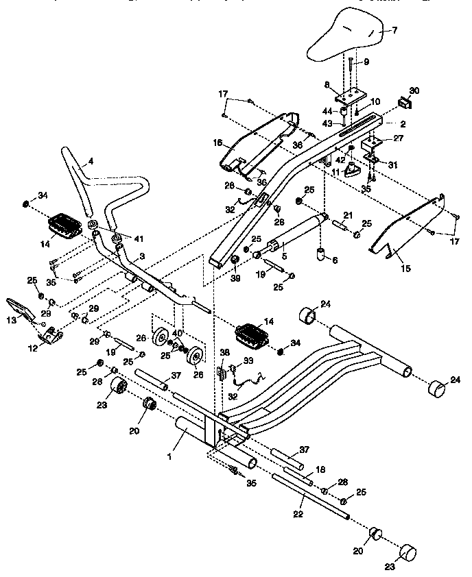 Proform QVCR64060 unit parts diagram