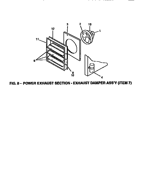 York D2CG240N32025A power exhaust section diagram