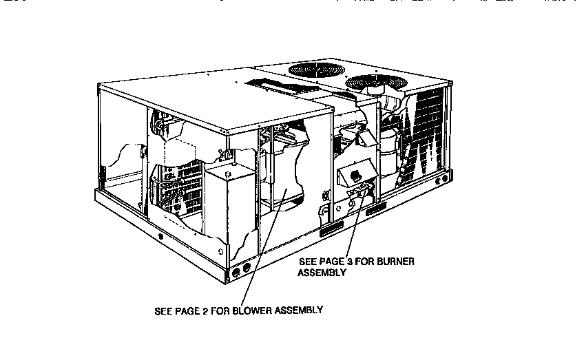 York D1IG090N13050A burner and blower diagram
