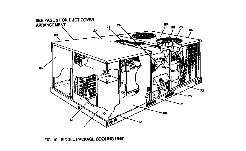 York D1IG090N13050A duct  cover diagram