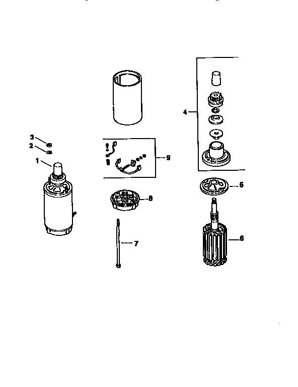 Craftsman 917250260 electric starter diagram