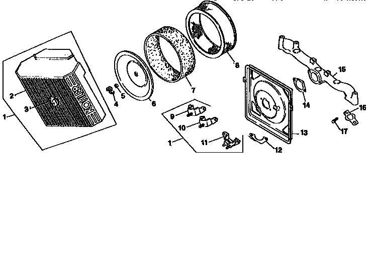 Craftsman 917251493 air intake diagram