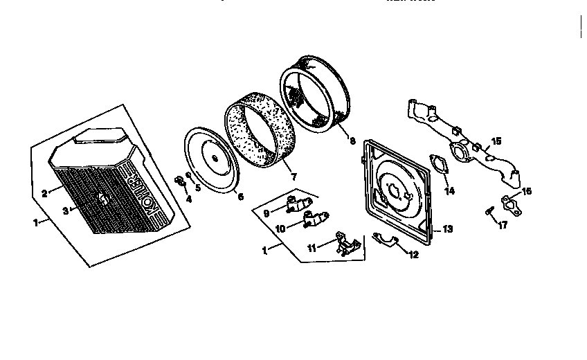 Craftsman 917251560 air intake diagram