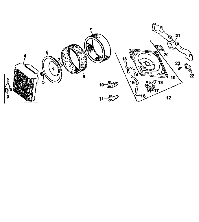 Craftsman 917251642 air intake diagram
