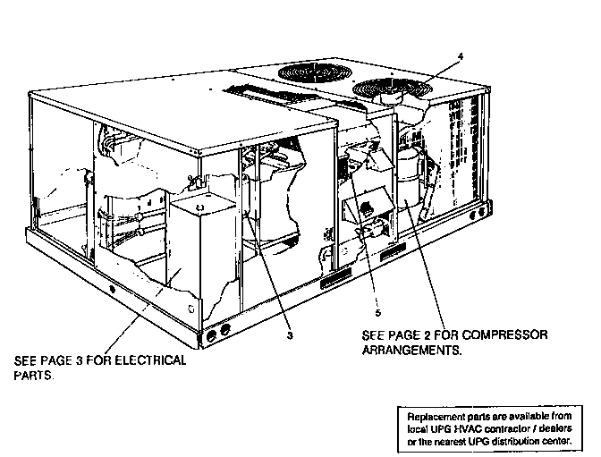 York D1IG120N16550A single package cooling unit diagram