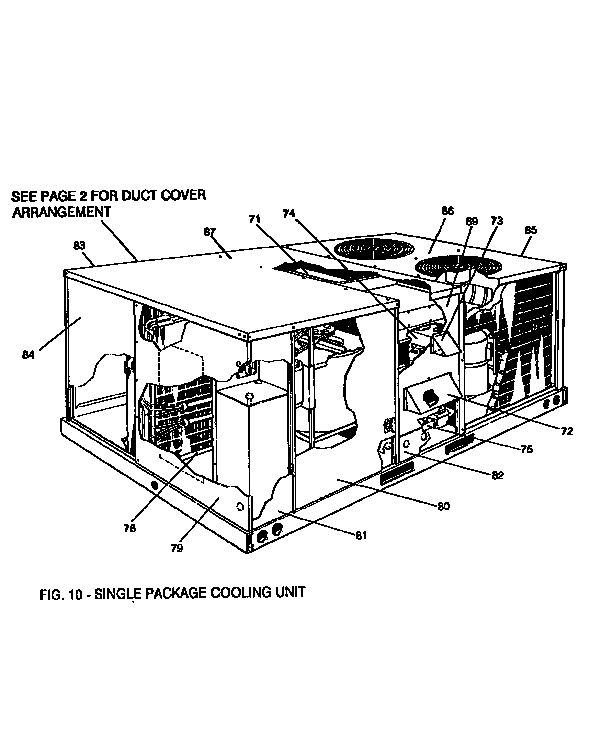 York D1IG120N16550A cooling unit diagram