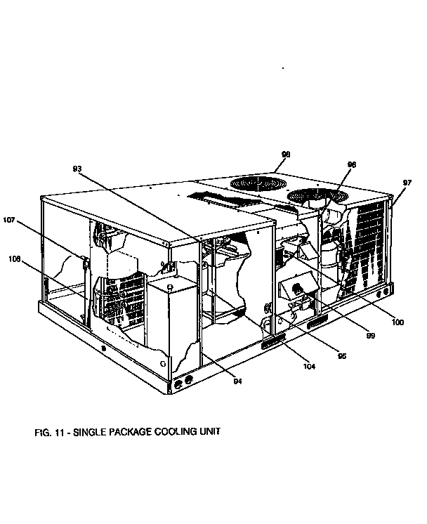 York D1IG120N16550A cooling unit diagram